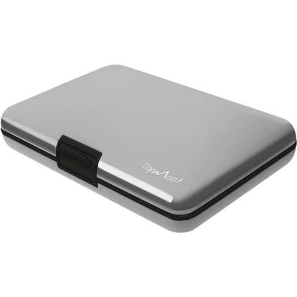 RFID-Blocking Aluminum Wallet Credit Cards Holder for men & women - Picture 7 of 7